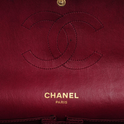 Chanel Lambskin Quilted Medium Double Flap Bijoux Chain Black 7 of 8