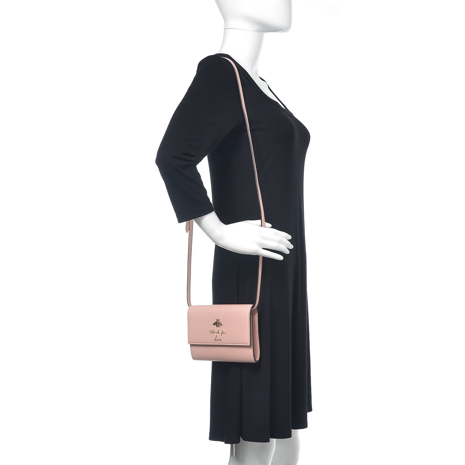 Gucci Calfskin Blind For Love Crossbody Pink 2 of 10