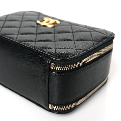 Chanel Caviar Quilted Small Pick Me Up Vanity Case Black 10 of 10
