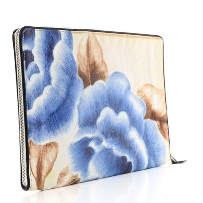 Balenciaga Agneau Floral Print Blanket Pouch 2 of 6