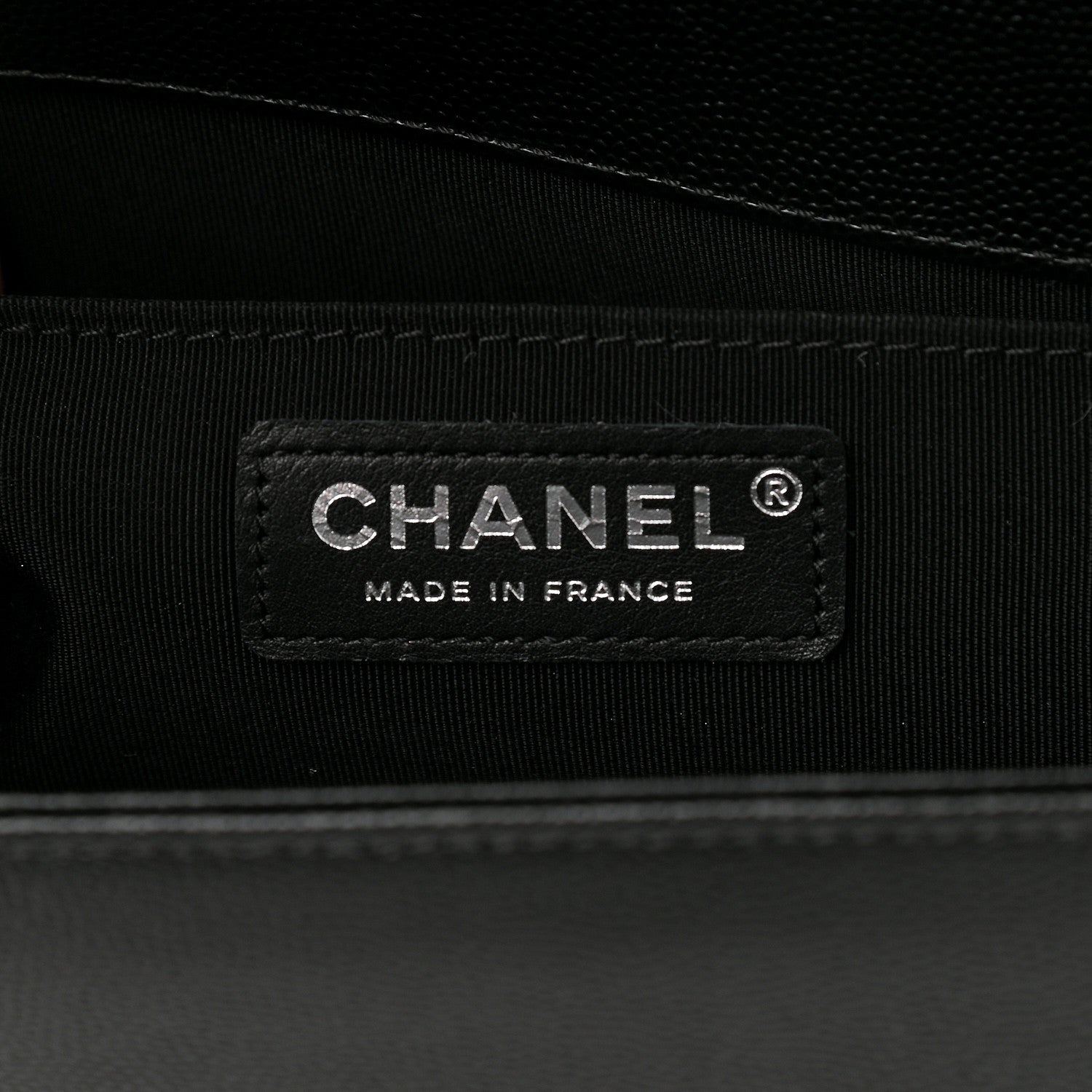 Chanel Caviar Quilted Medium Boy Flap Black 8 of 9