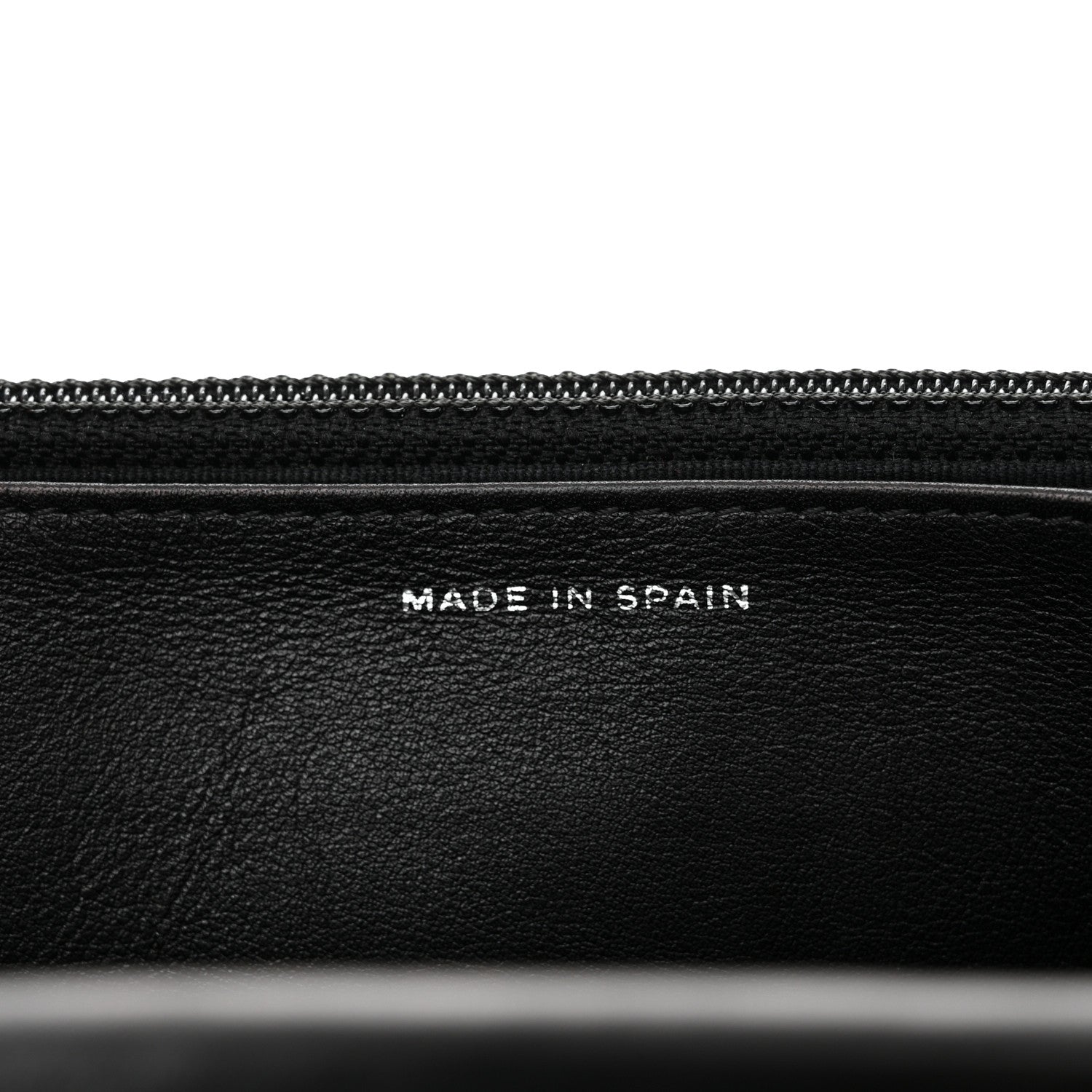 Chanel Striated Patent Quilted Wallet on Chain WOC Black 7 of 12