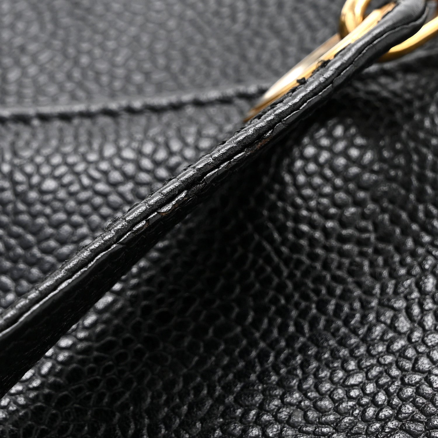 Chanel Caviar CC Flap Shoulder Bag Black 14 of 15