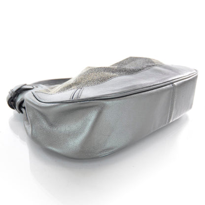 Burberry Shimmer Check Medium Fairby Hobo 4 of 8