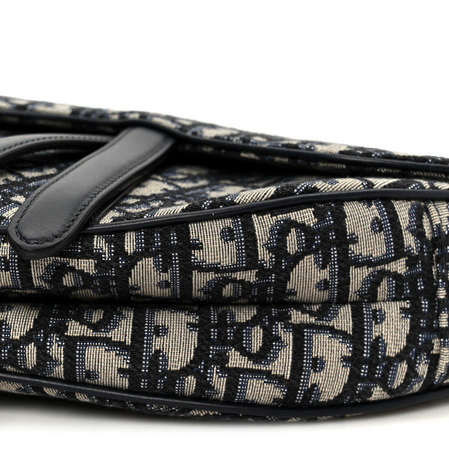Christian Dior Oblique Saddle Bag Blue 10 of 10