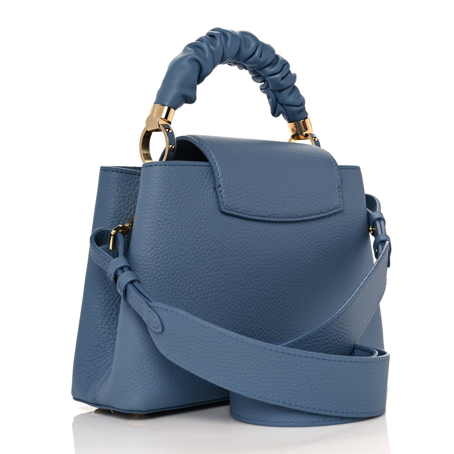 Taurillon Scrunchie Capucines BB Blue