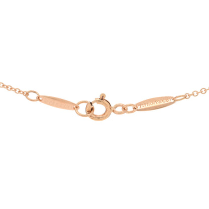 Tiffany 18K Rose Gold Diamond .07ct Elsa Peretti Diamonds by the Yard Pendant Necklace 3 of 3