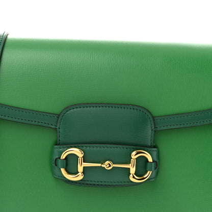 Gucci Azalea Calfskin Horsebit 1955 Shoulder Bag New Shamarock Emerald 8 of 14