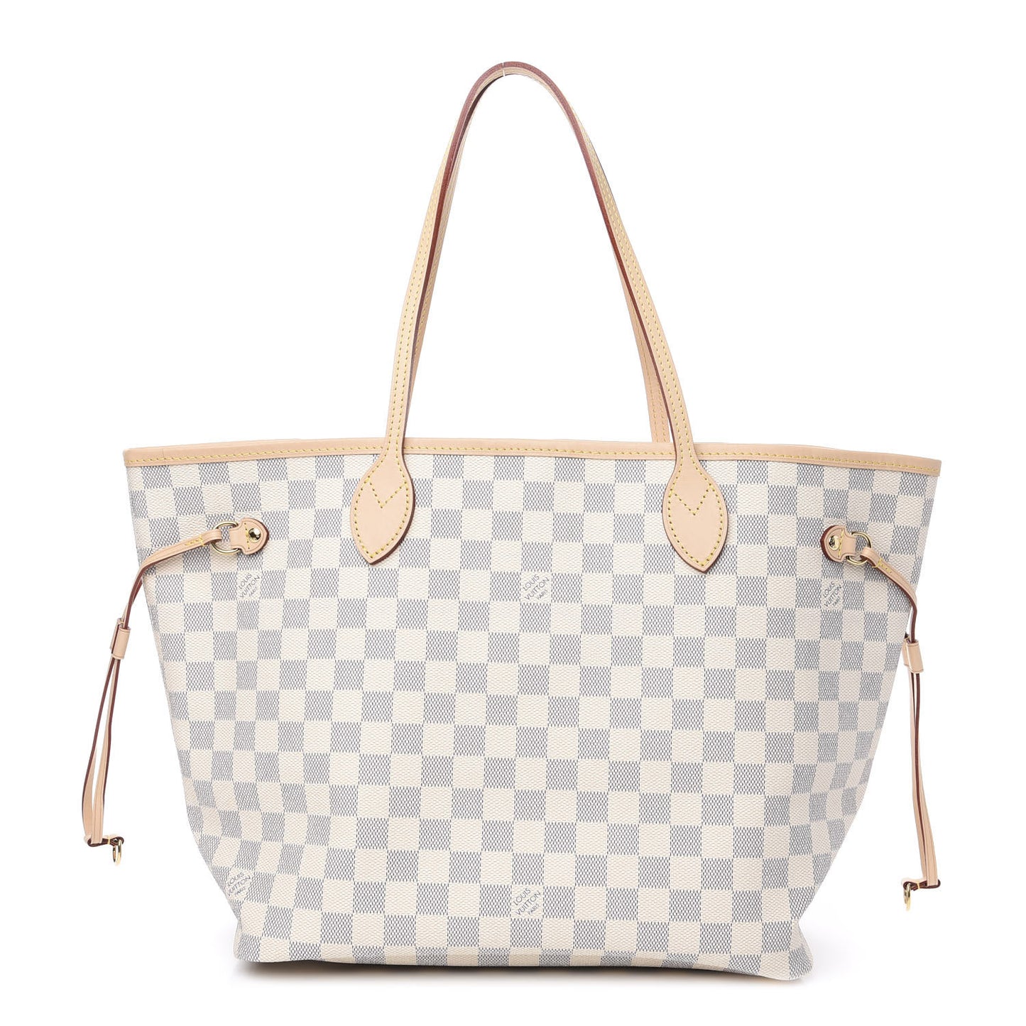 Damier Azur Neo Neverfull MM Rose Ballerine