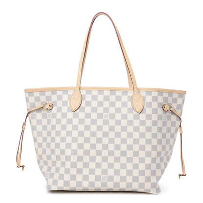 Louis Vuitton Damier Azur Neo Neverfull MM Rose Ballerine 1 of 8