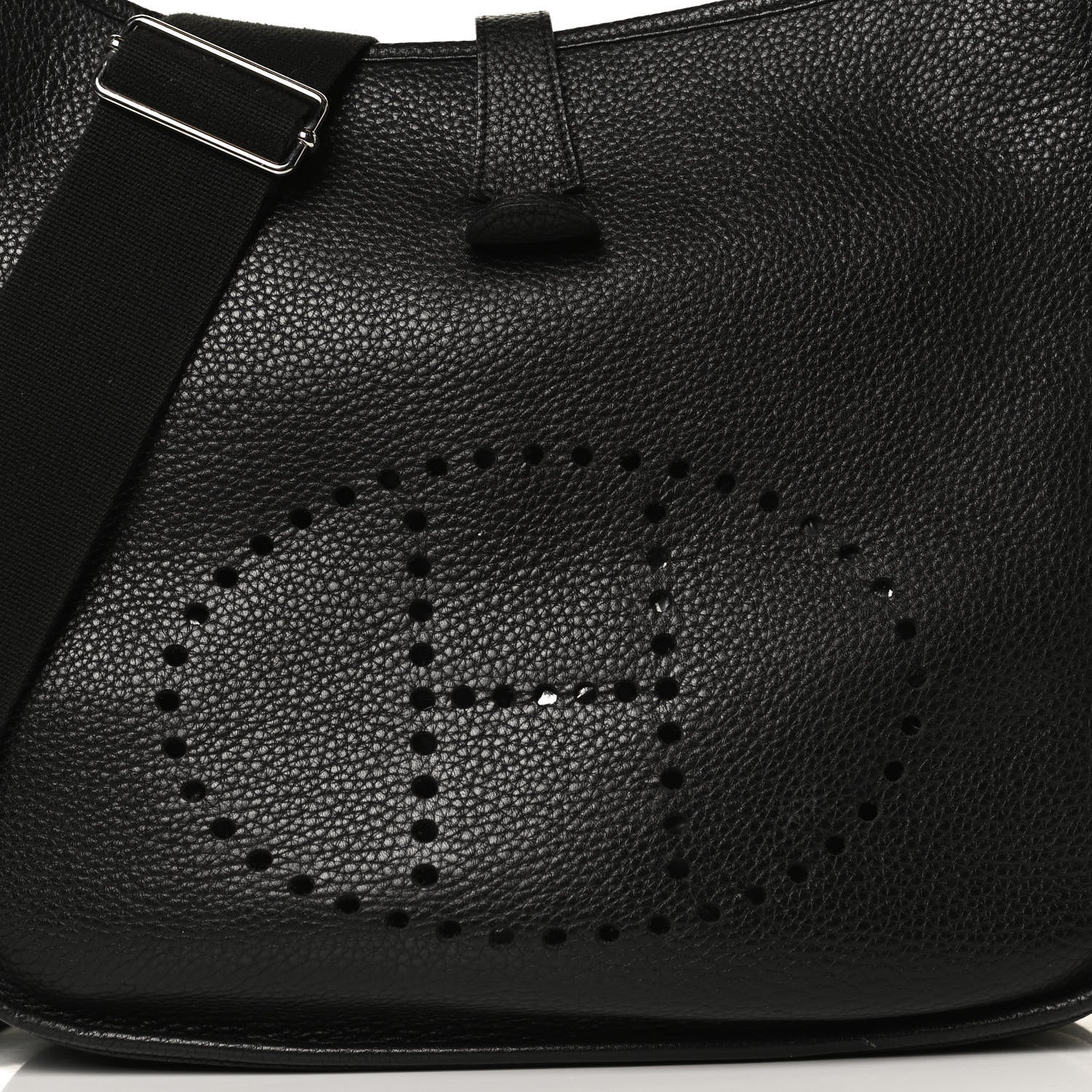 Hermes Taurillon Clemence Evelyne III GM Black 6 of 12