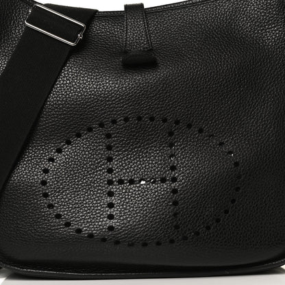 Hermes Taurillon Clemence Evelyne III GM Black 6 of 12