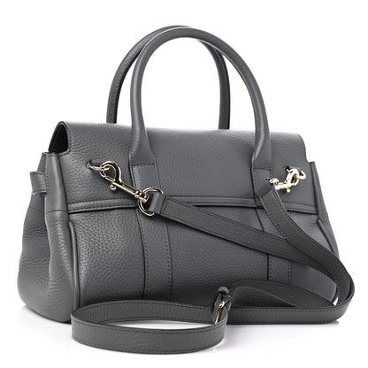 Mulberry Classic Grain Small Bayswater Satchel Mole Grey 3 of 8