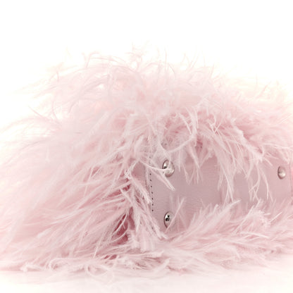 Louis Vuitton Ostrich Feather Capucines Mini Pink 9 of 12
