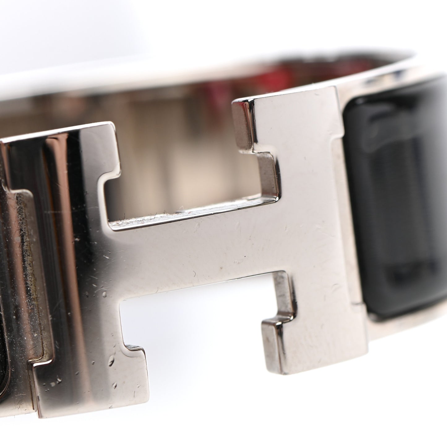 Enamel Wide Clic Clac H Bracelet PM Black