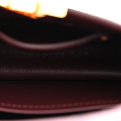 Louis Vuitton Taurillon Ostrich Mini Capucines Bordeaux 5 of 10