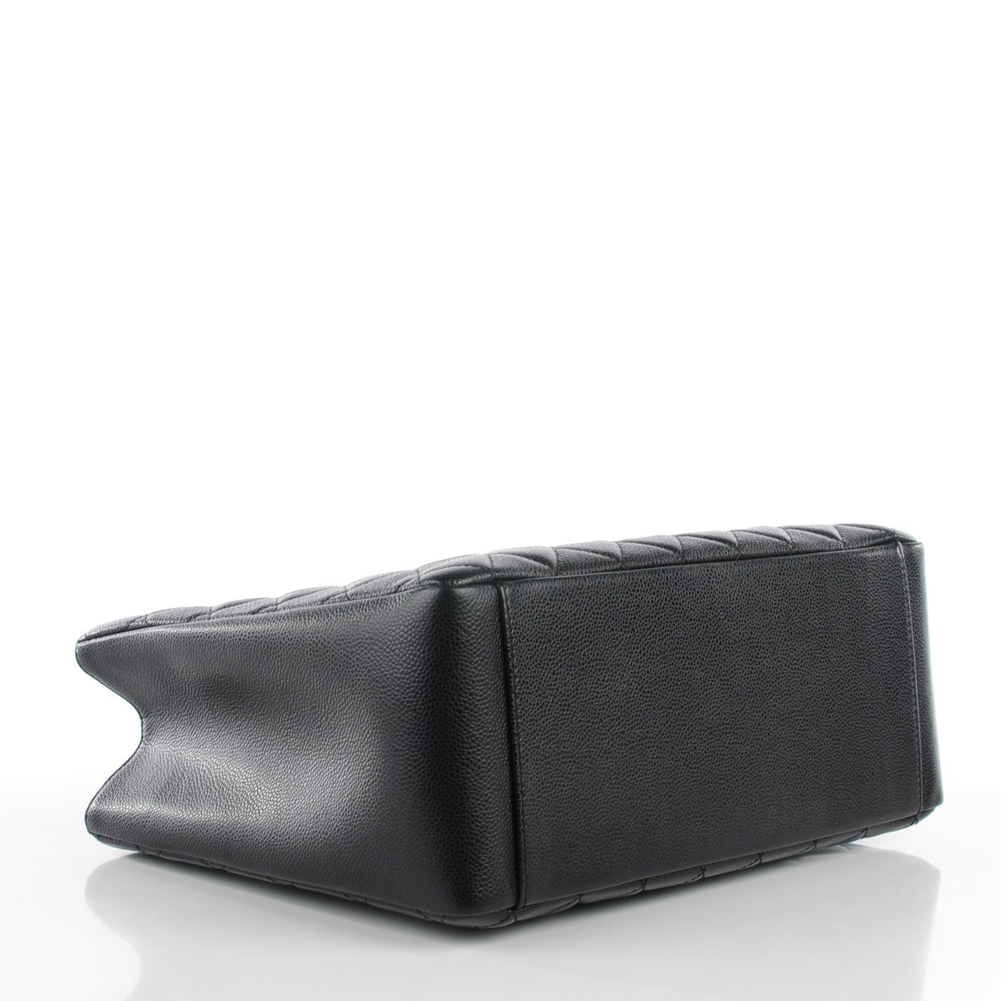 Caviar Quilted Grand Shopping Tote GST Black