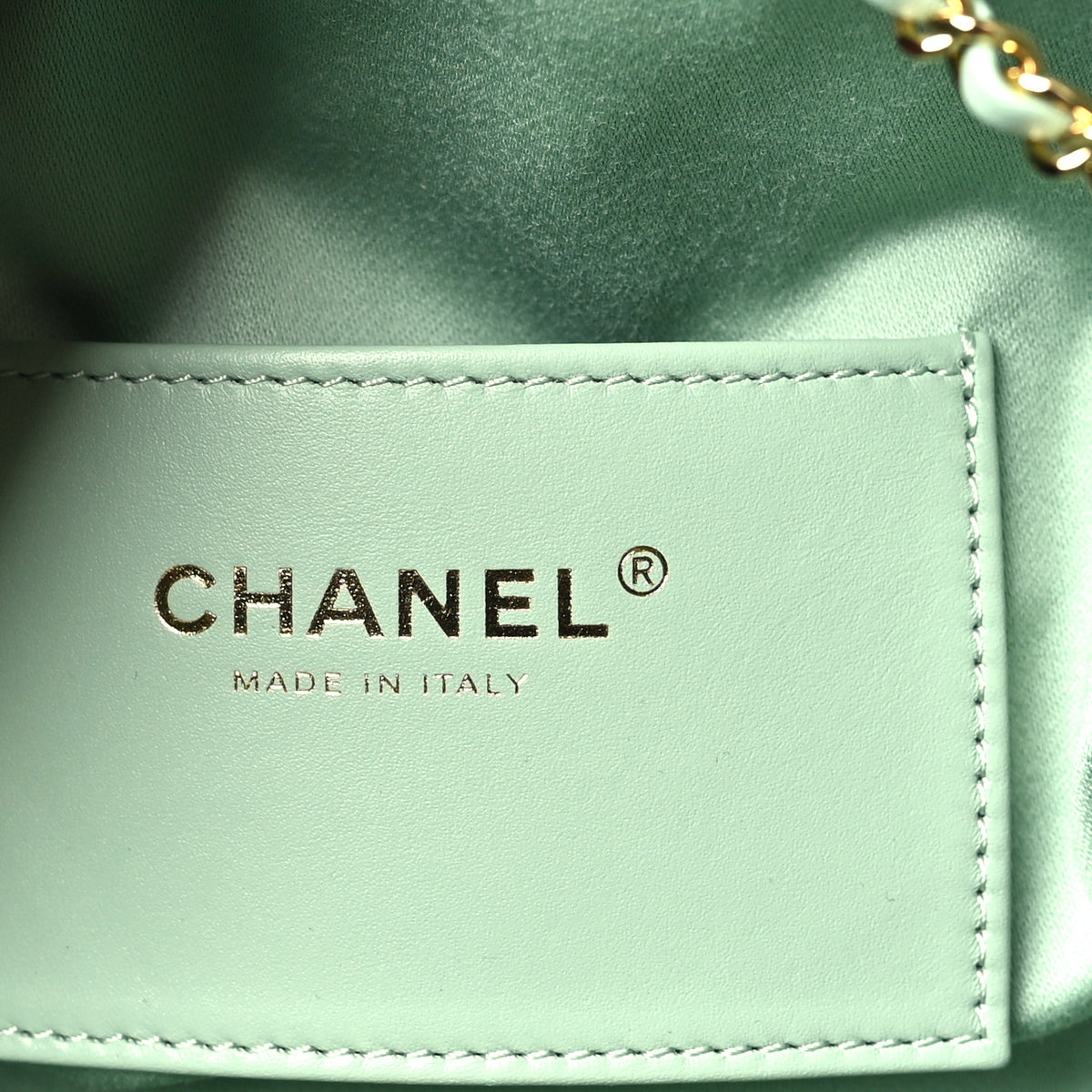 Chanel Caviar Quilted Small Chanel 25 Handbag Light Green 6 of 11