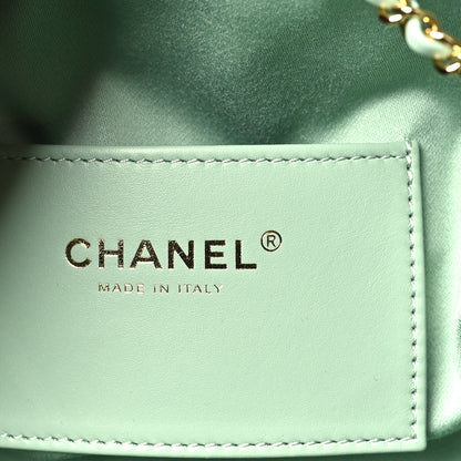 Chanel Caviar Quilted Small Chanel 25 Handbag Light Green 6 of 11