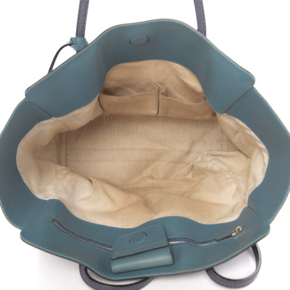 Gucci Dollar Calfskin Medium Swing Tote Marine Deep Cobalt 5 of 16