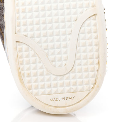 Louis Vuitton Patent Monogram Frontrow Sneakers 36 7 of 11