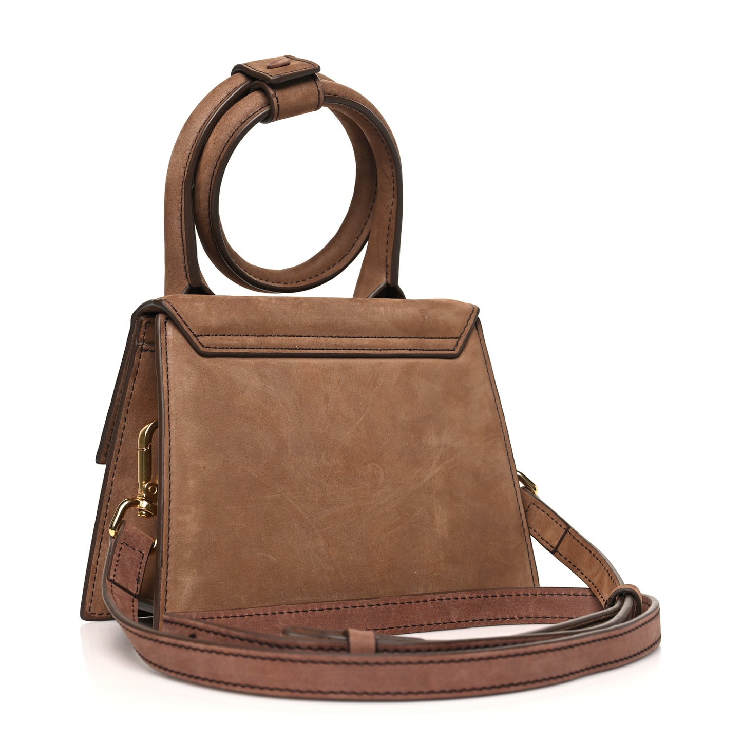 Suede Le Chiquito Noeud Brown