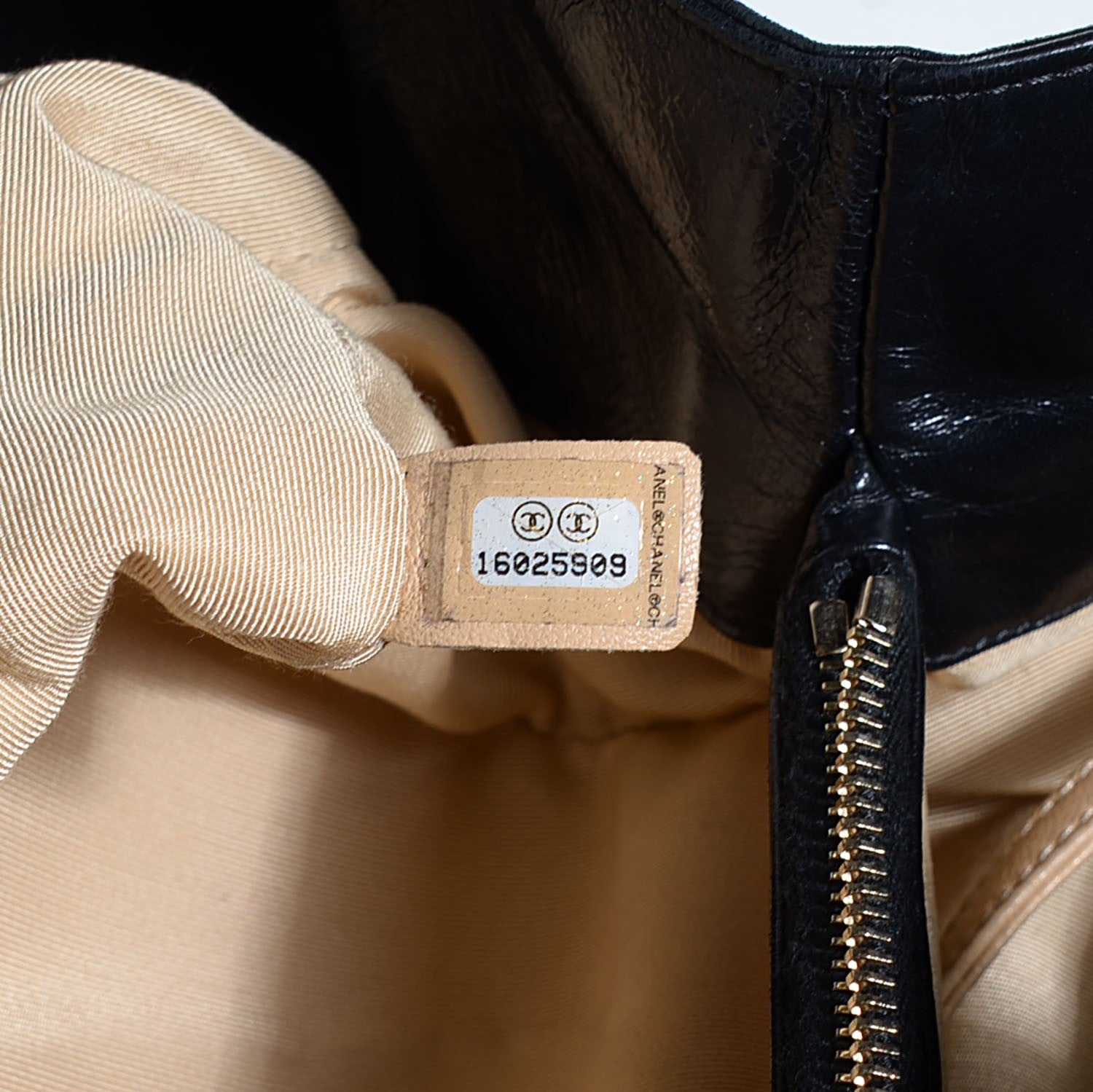 Chanel Calfskin In The Mix Shopping Tote Beige Black 7 of 8
