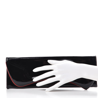 Christian Louboutin Patent Pigalle Clutch Black 2 of 7