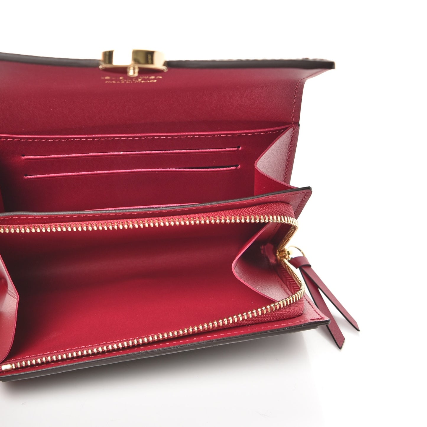 Monogram Flore Compact Wallet Fuchsia