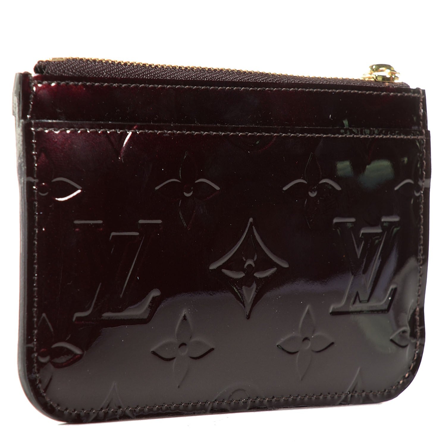 Louis Vuitton Vernis Key Pouch Amarante 3 of 8
