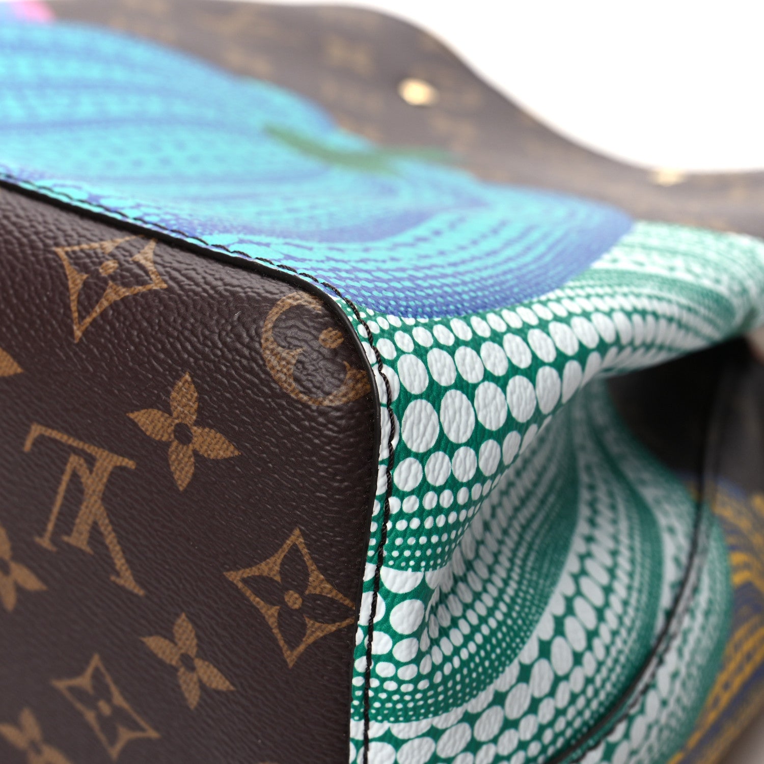 Louis Vuitton LV X YK Monogram Kusama Pumpkin Neonoe MM