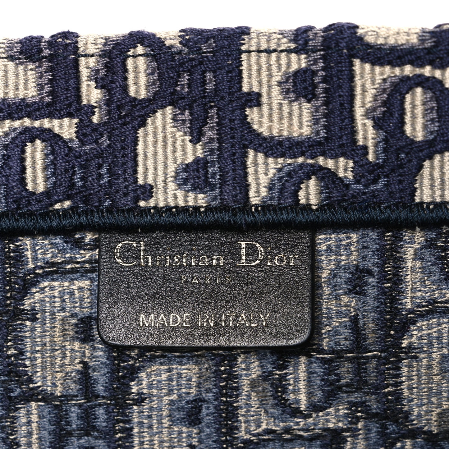 Oblique Large Book Tote Blue Multicolor