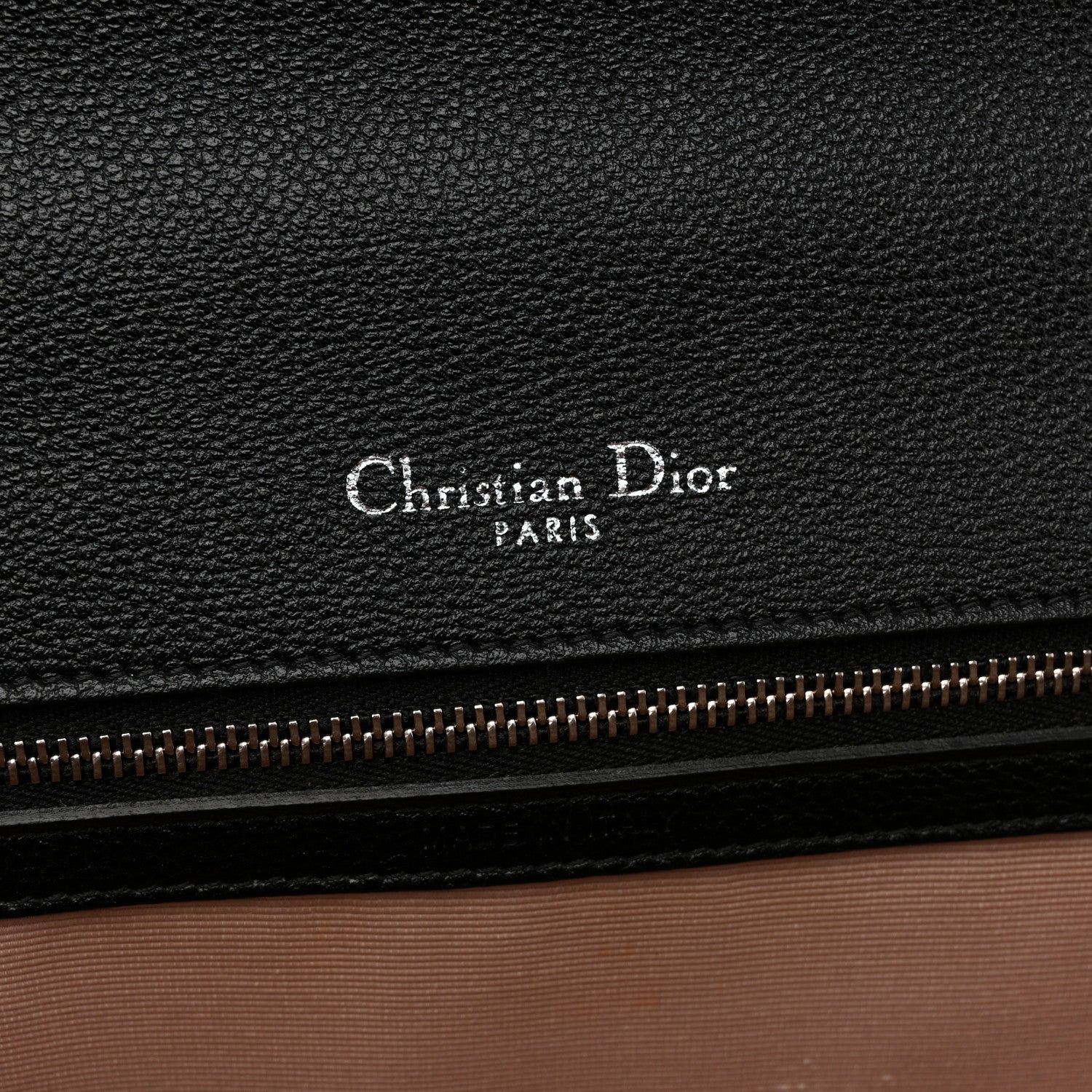 Christian Dior Grained Calfskin Medium Diorama Flap Bag Black 6 of 11