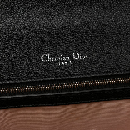 Christian Dior Grained Calfskin Medium Diorama Flap Bag Black 6 of 11