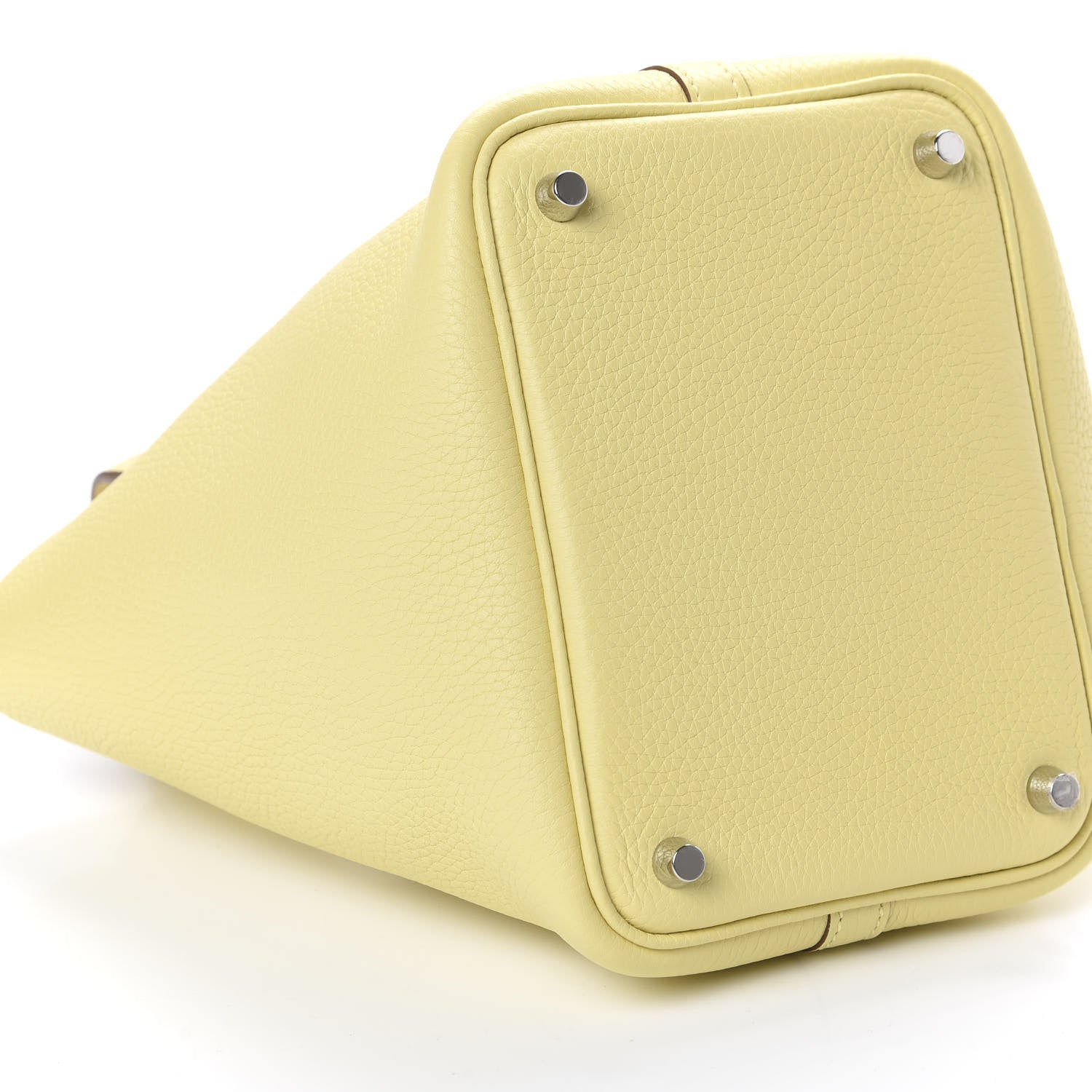 Hermes Taurillon Clemence Picotin Lock 18 PM Jaune Poussin 8 of 9