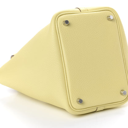Hermes Taurillon Clemence Picotin Lock 18 PM Jaune Poussin 8 of 9