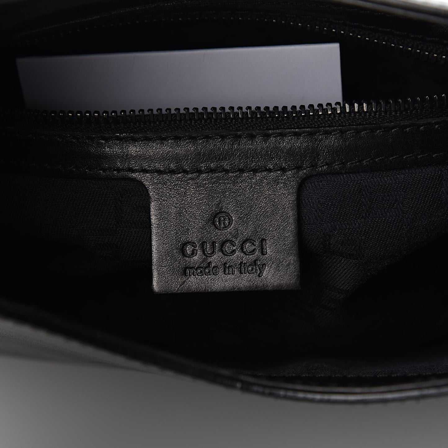 Calfskin Whipstitch Wooden Handle Small Hobo Black