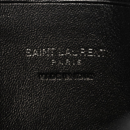 Saint Laurent Grain De Poudre Matelasse Monochrome Monogram Mini Lou Camera Bag Black 6 of 10
