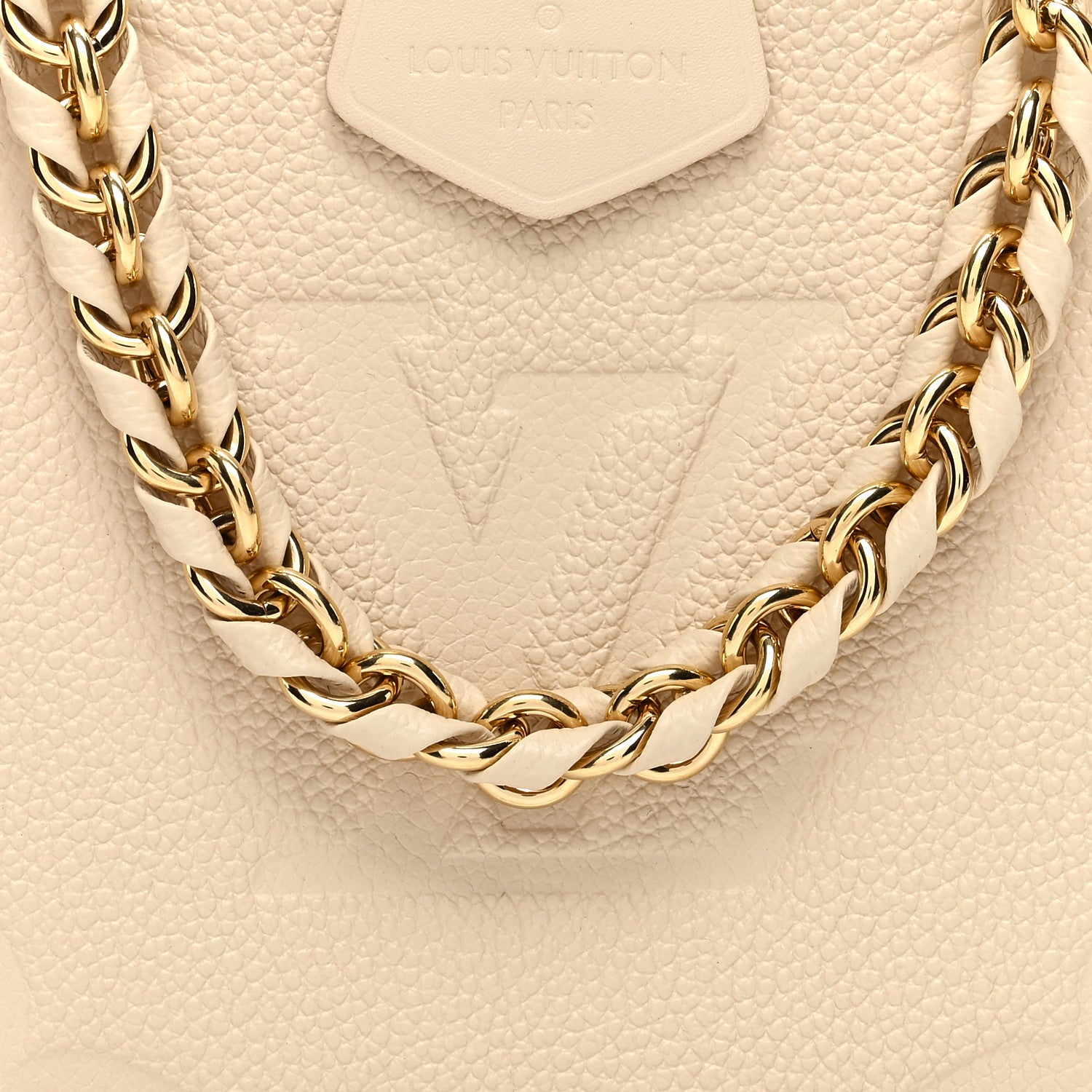 Louis Vuitton Empreinte Monogram Giant Multi Pochette Accessories Mini Pochette Cream 7 of 9
