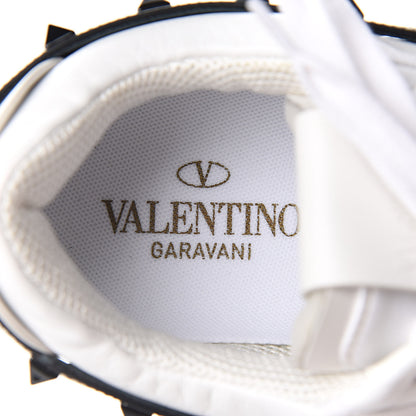 Valentino Garavani Calfskin Womens Rockstud Armour Sneakers 37 White 7 of 9
