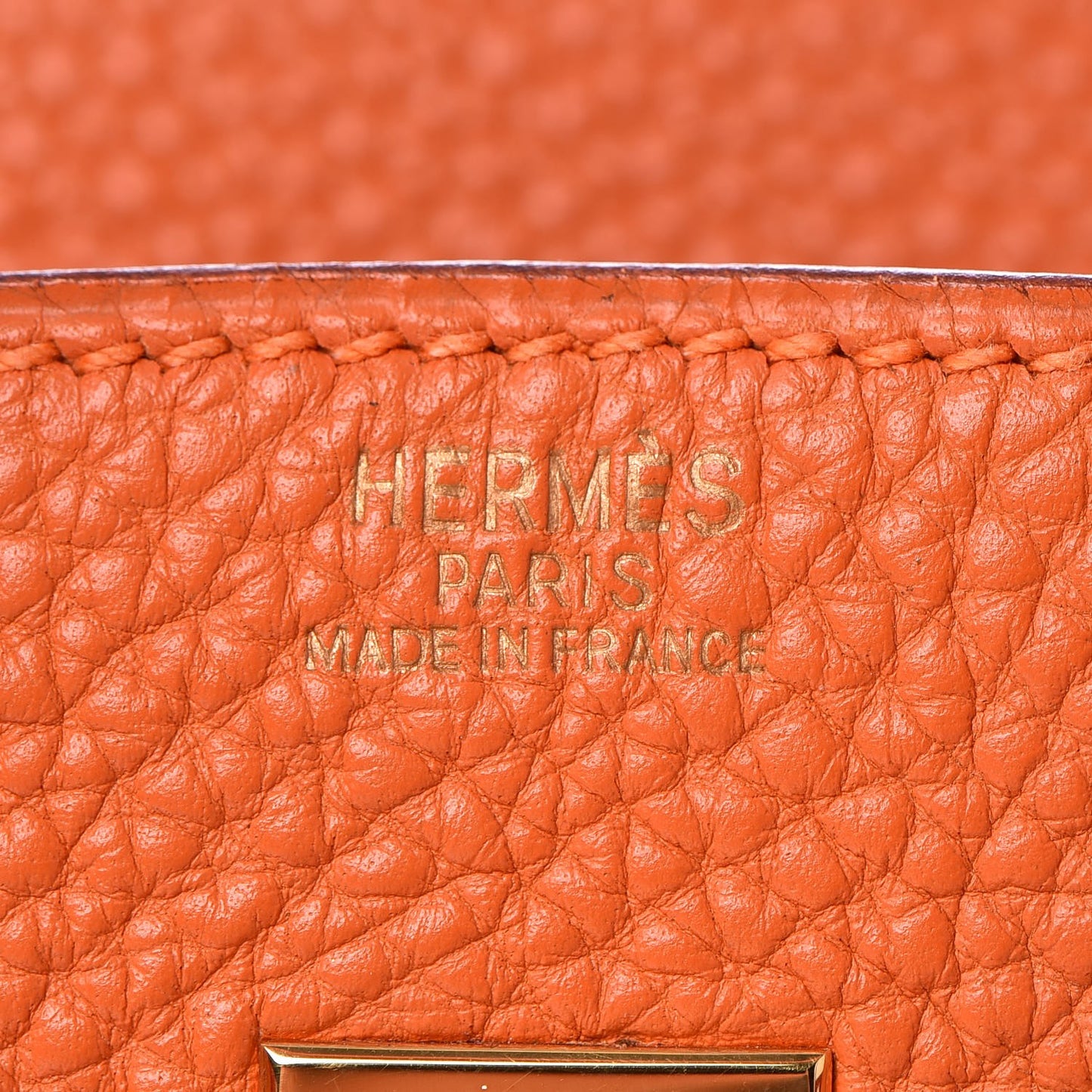 Togo Birkin 25 Orange