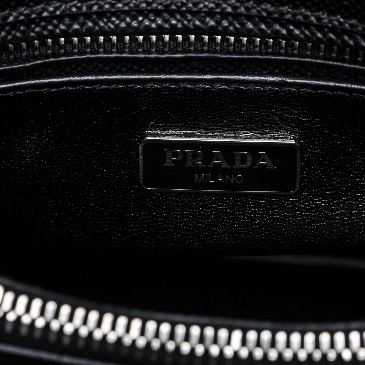 Prada Saffiano Cuir Small Twin Tote Nero Black 6 of 7