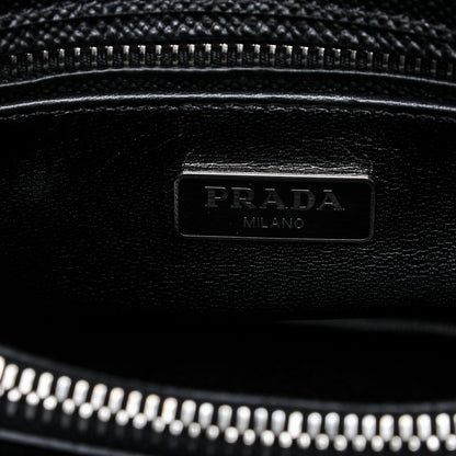 Prada Saffiano Cuir Small Twin Tote Nero Black 6 of 7