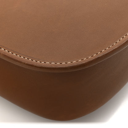Saint Laurent Vegetable Tanned Calfskin Le Caban Satchel Bag Brick 15 of 16