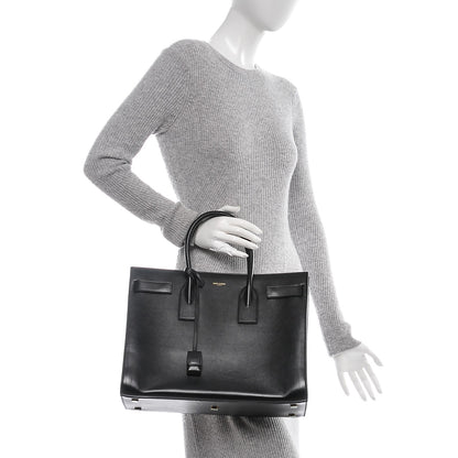 Saint Laurent Calfskin Large Sac De Jour Carryall Black 2 of 6