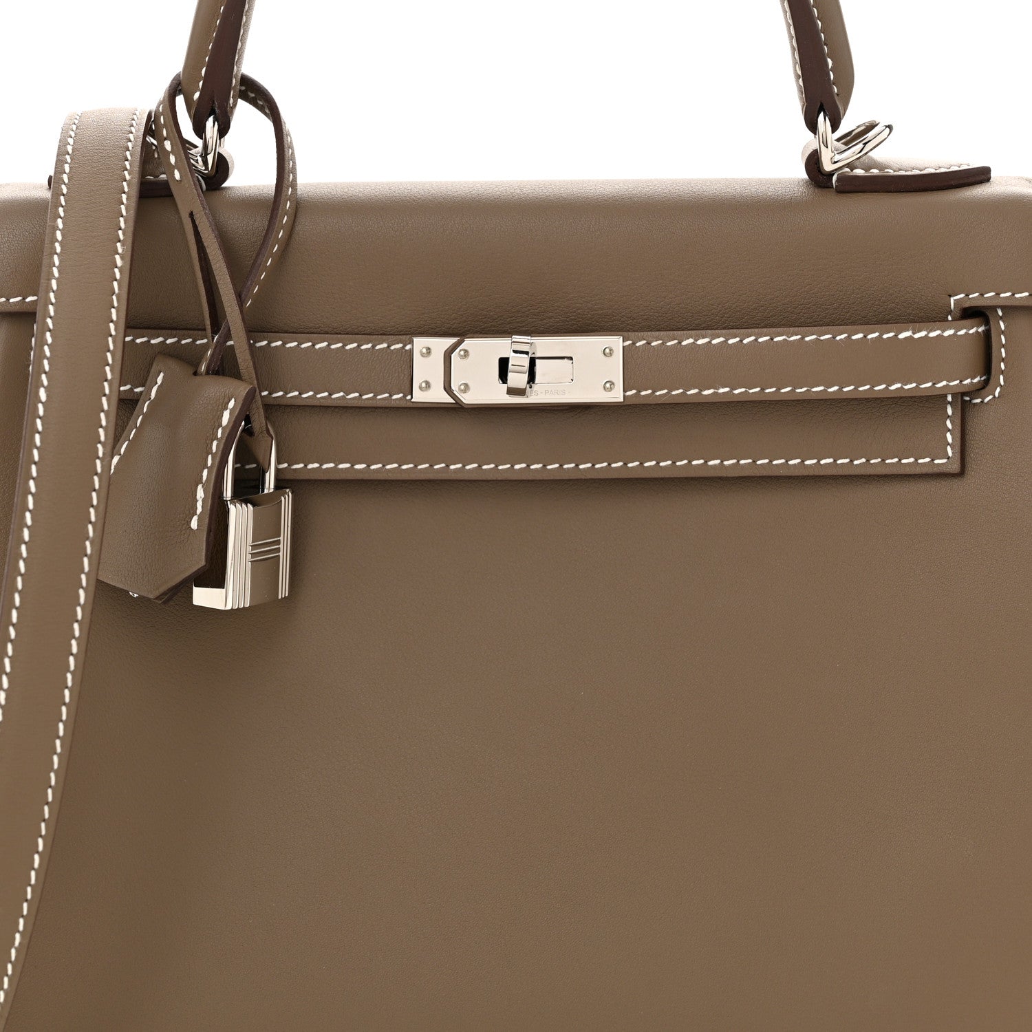 Hermes Swift Kelly Retourne 25 Etoupe 8 of 10
