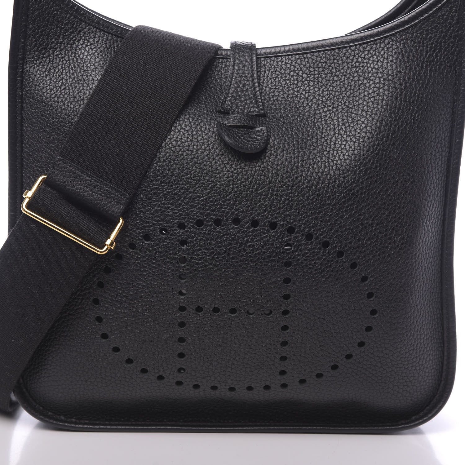 Hermes Taurillon Clemence Evelyne III PM Black 10 of 10