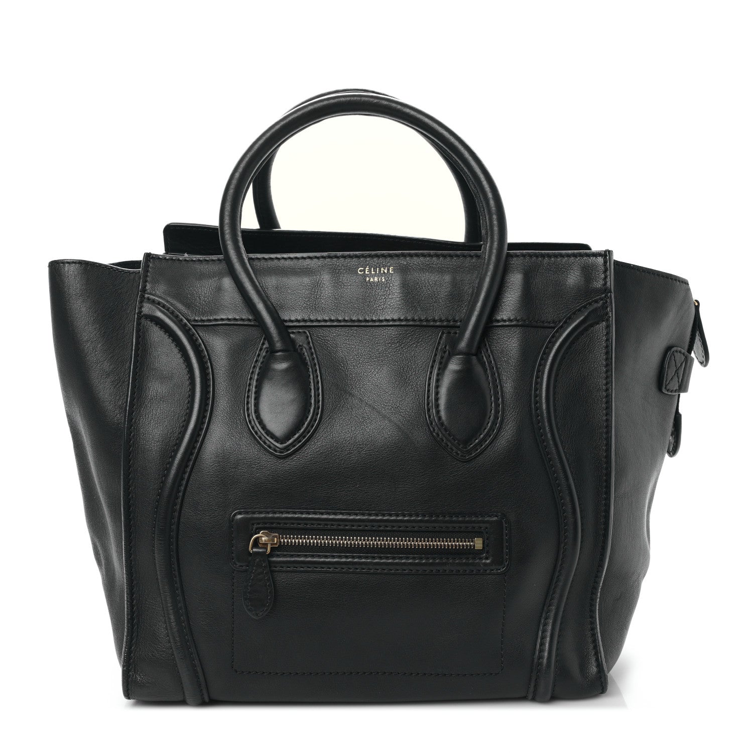Celine Smooth Calfskin Mini Luggage Black 1 of 9