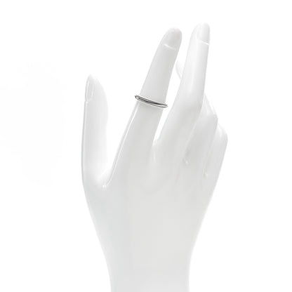 Tiffany Platinum 2mm Milgrain Wedding Band Ring 53 6.25 2 of 5