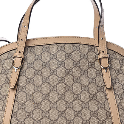 Gucci GG Supreme Monogram Medium Nice Top Handle Dome Bag Beige 10 of 10